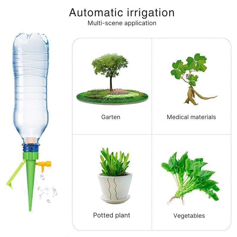 Sistema di irrigazione per piante: Irrigazione facile e senza preoccupazioni (x6) 