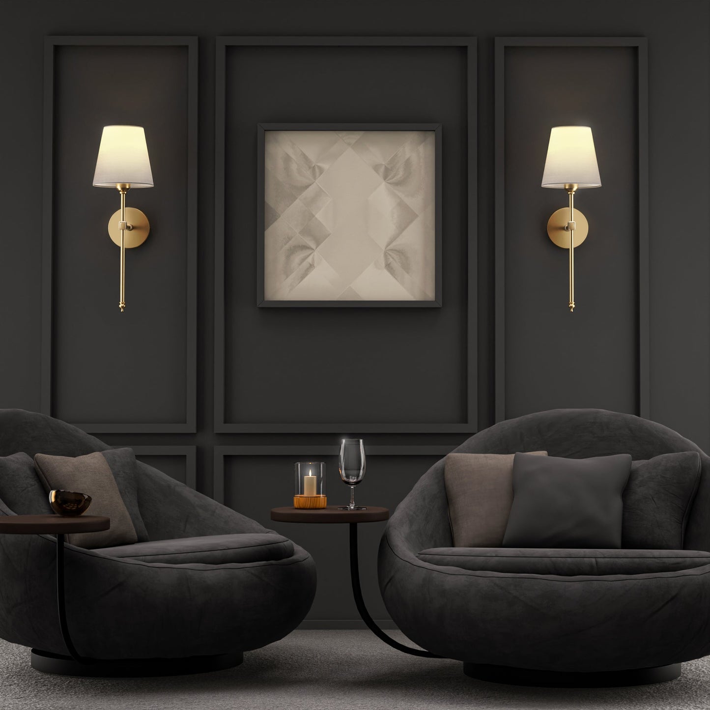 Wireless wall sconces - luxurious and practical lighting 